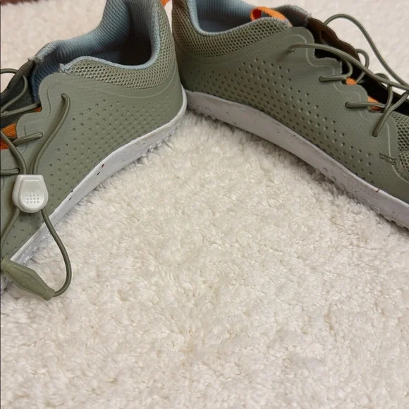 Vivobarefoot Primus Lite Barefoot Sneakers Green Orange Women 6 Youth 5 - Picture 6 of 6